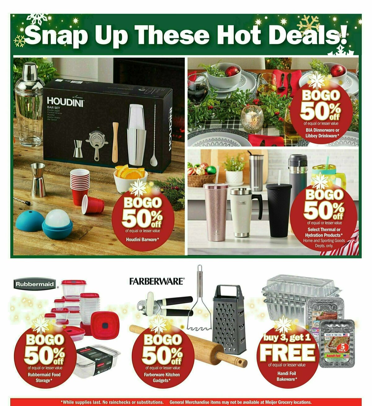 Meijer Holiday Ad Weekly Ad from December 3