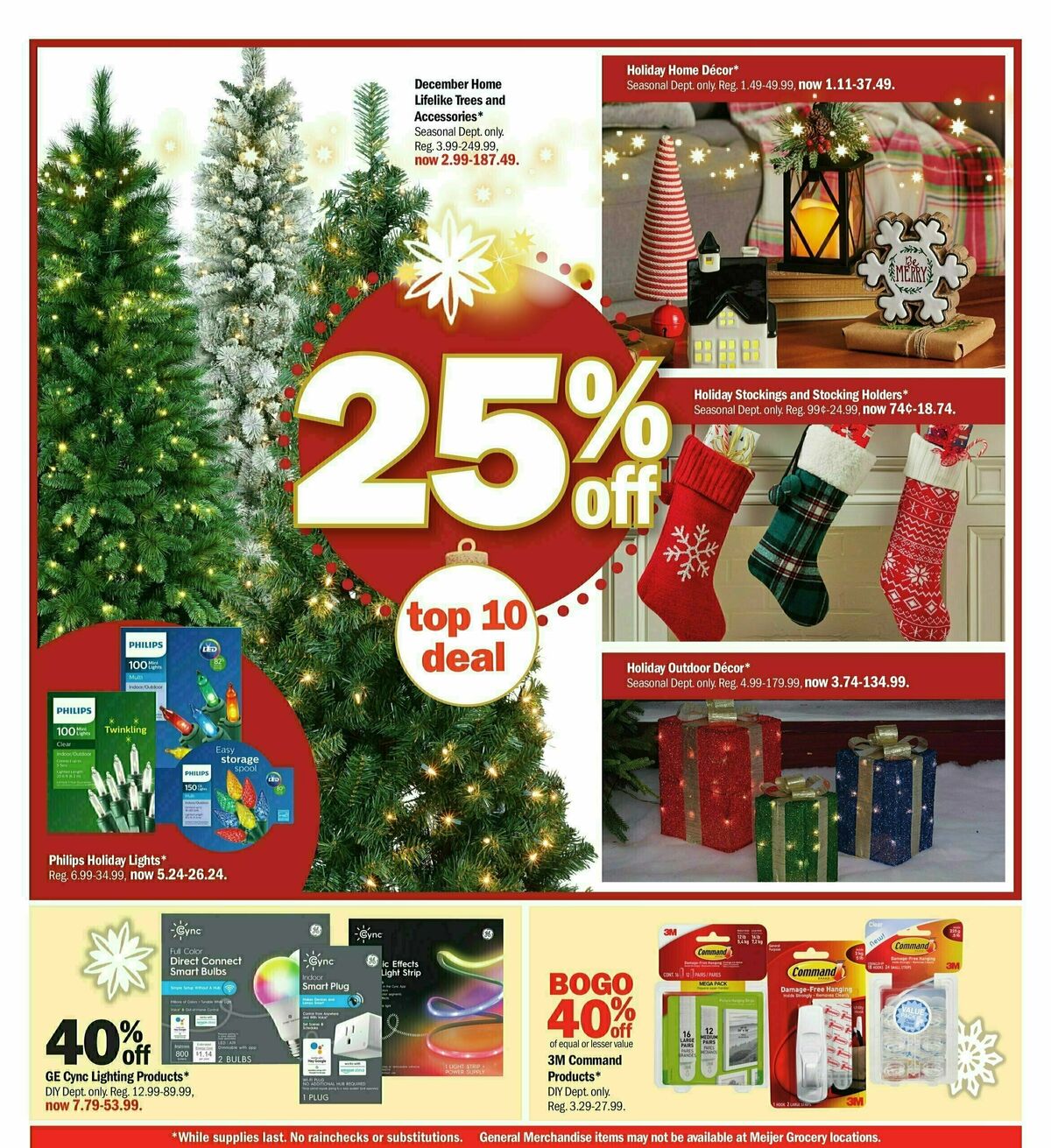 Meijer Holiday Ad Weekly Ad from December 3