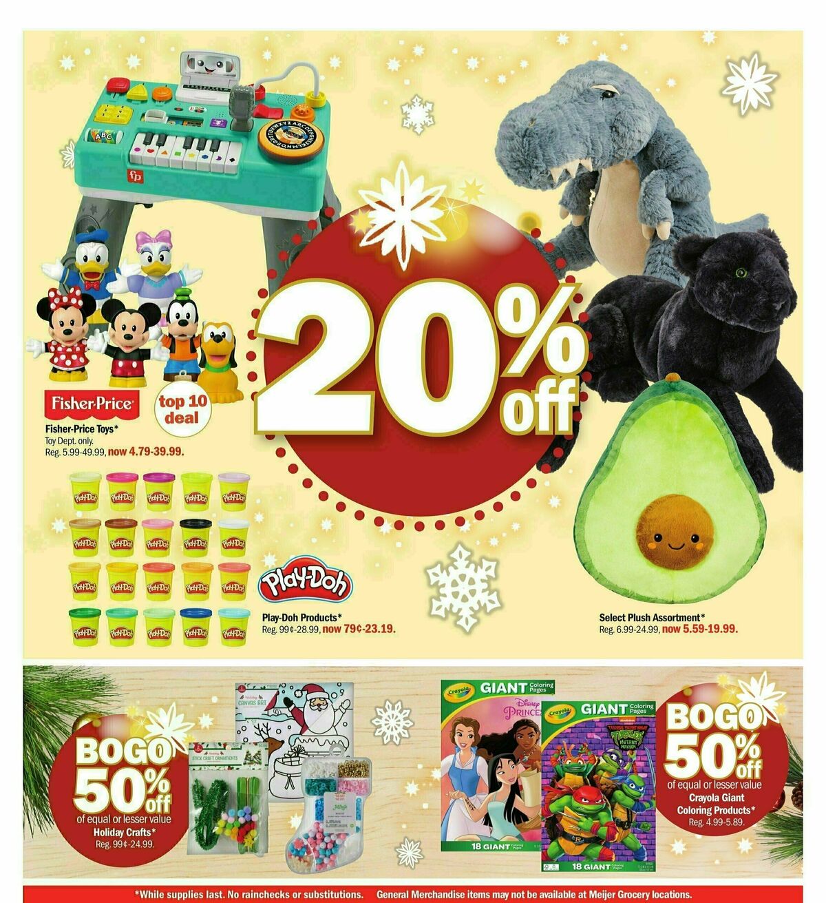 Meijer Holiday Ad Weekly Ad from December 3