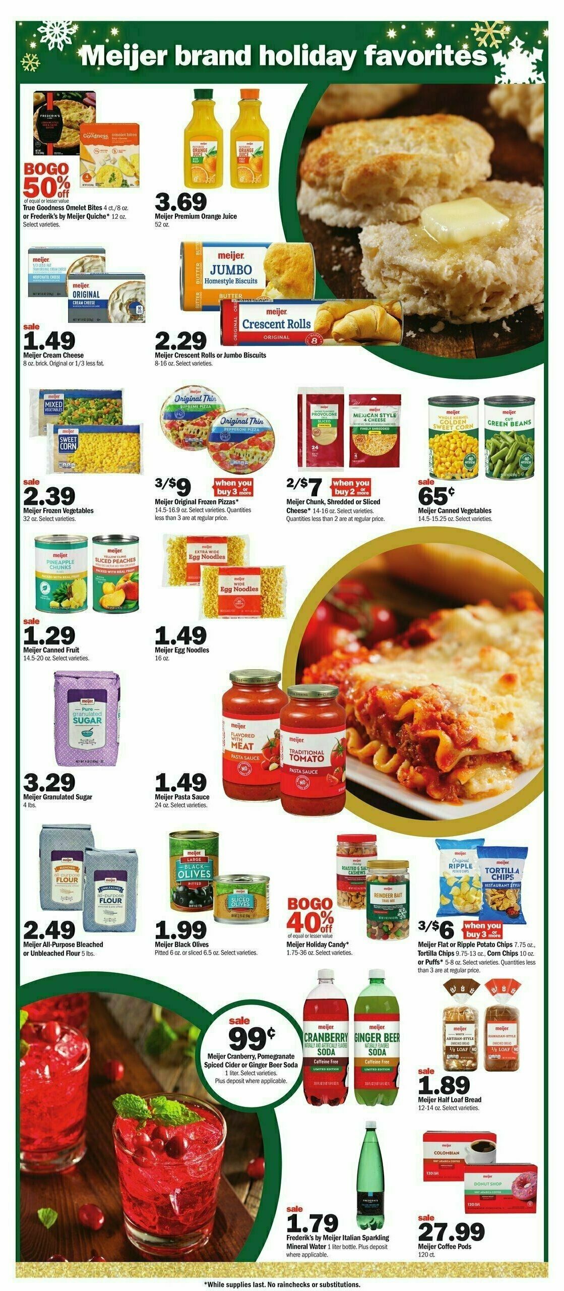 Meijer Weekly Ad from December 3