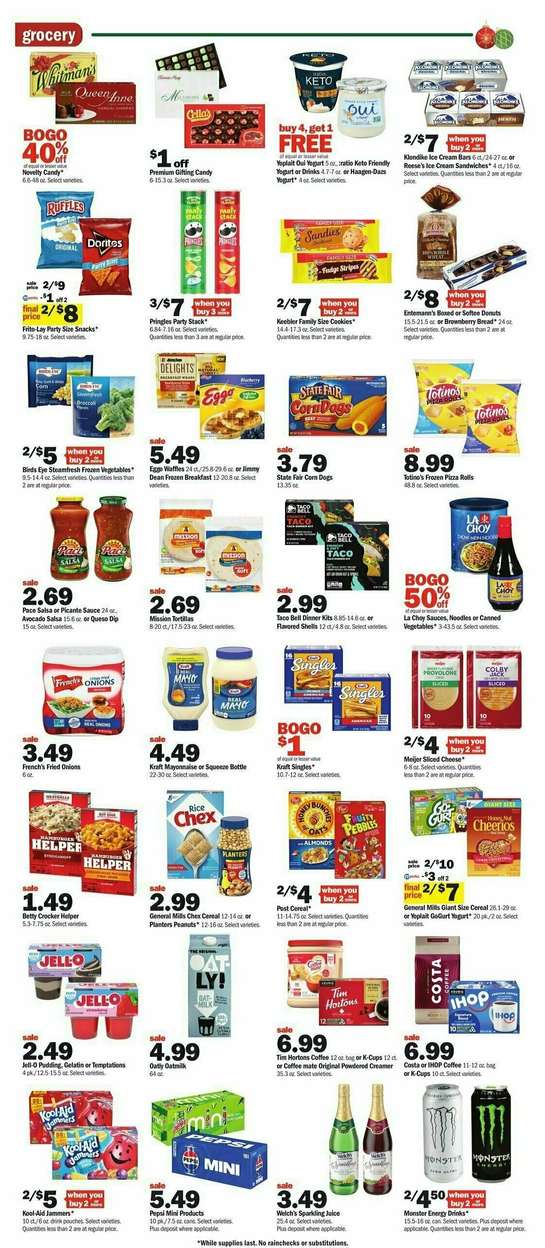 Meijer Weekly Ad from December 3