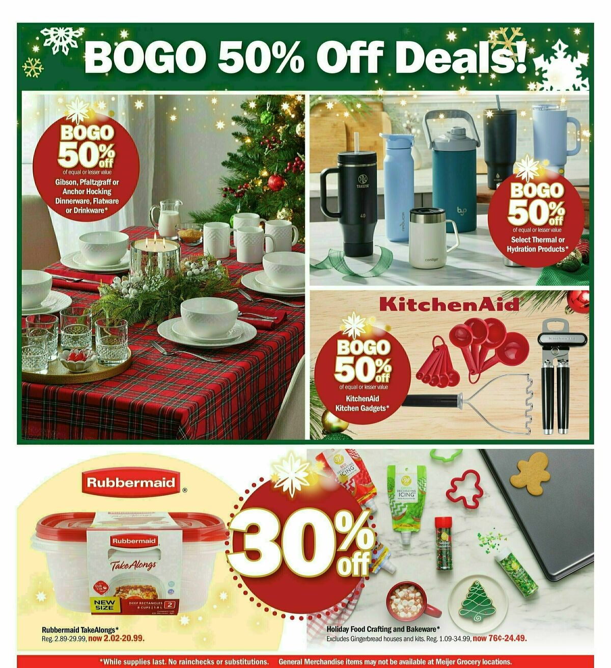 Meijer Holiday Ad Weekly Ad from December 10