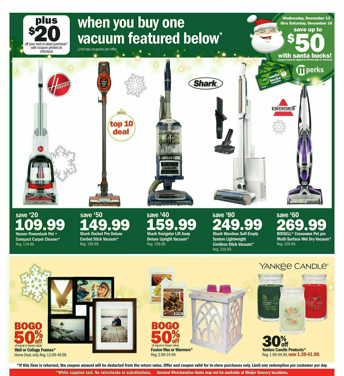 Meijer Holiday Ad Weekly Ad from December 10