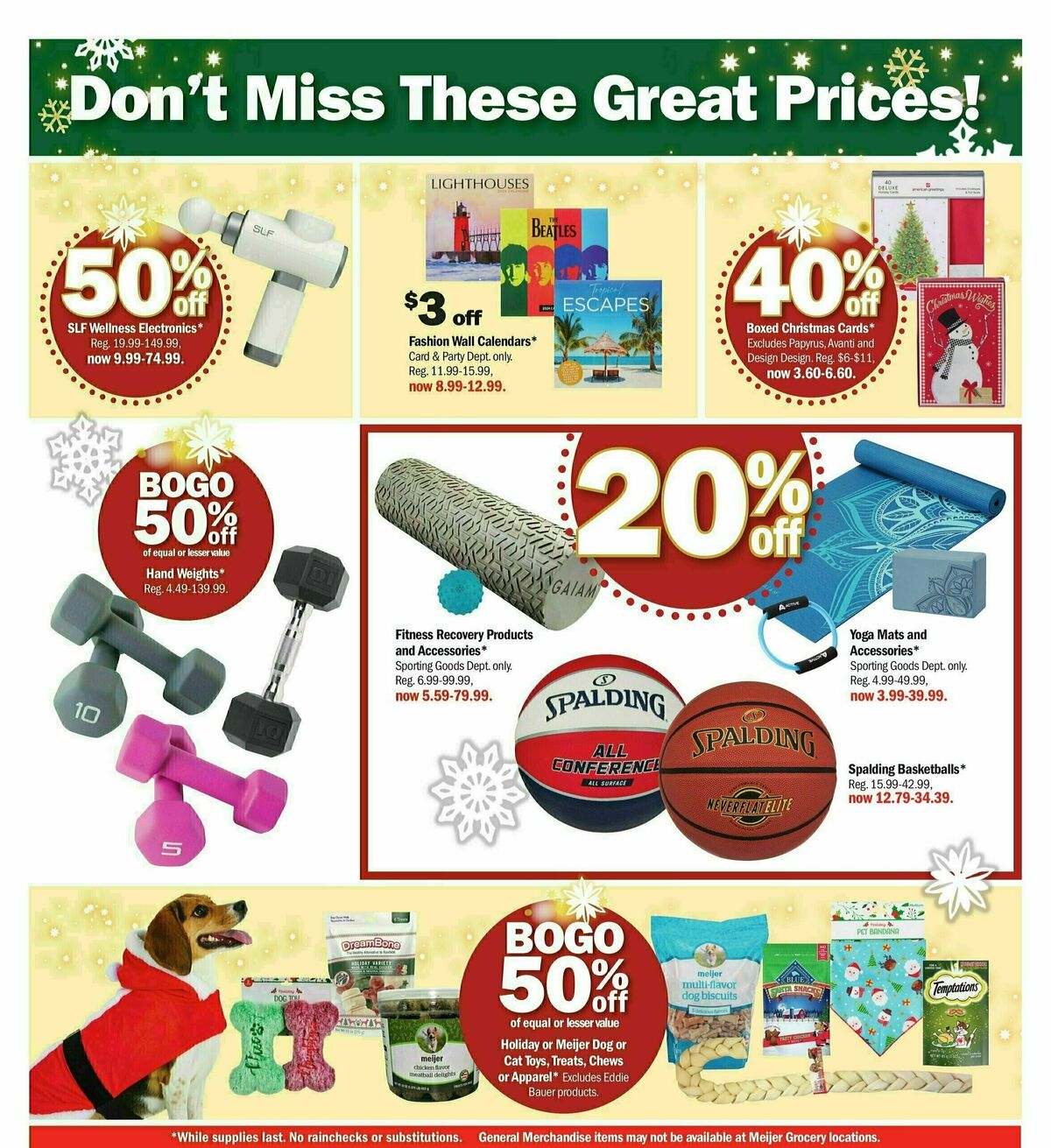 Meijer Holiday Ad Weekly Ad from December 10