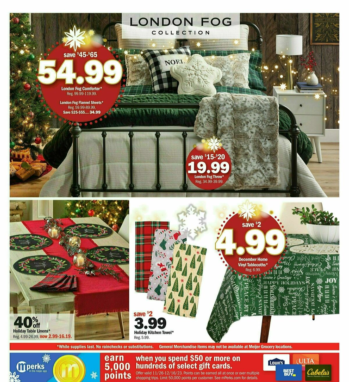 Meijer Holiday Ad Weekly Ad from December 10