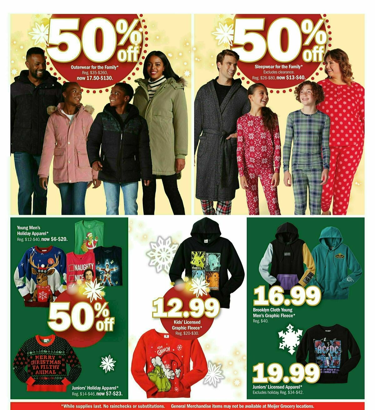 Meijer Holiday Ad Weekly Ad from December 10