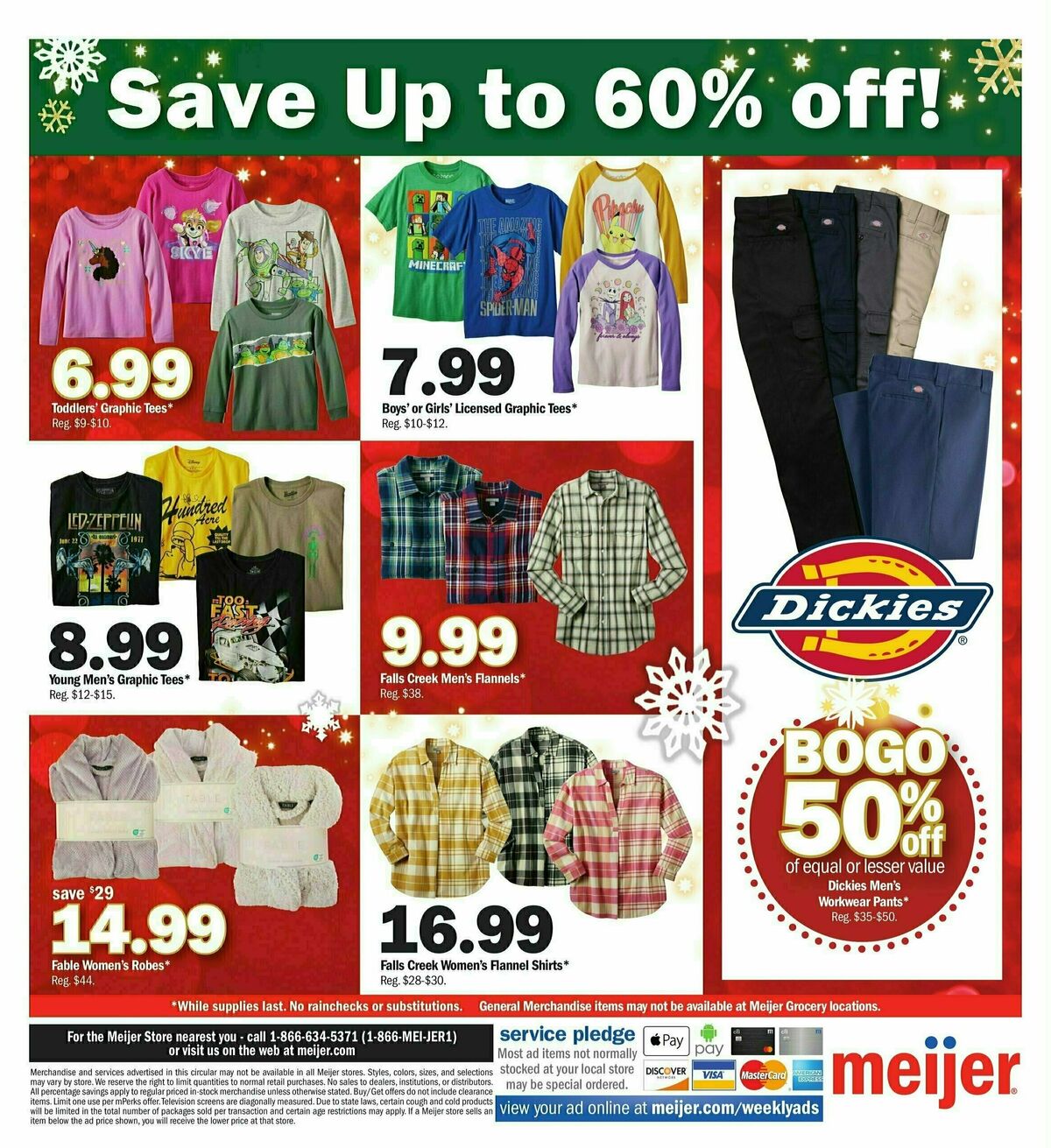 Meijer Holiday Ad Weekly Ad from December 10