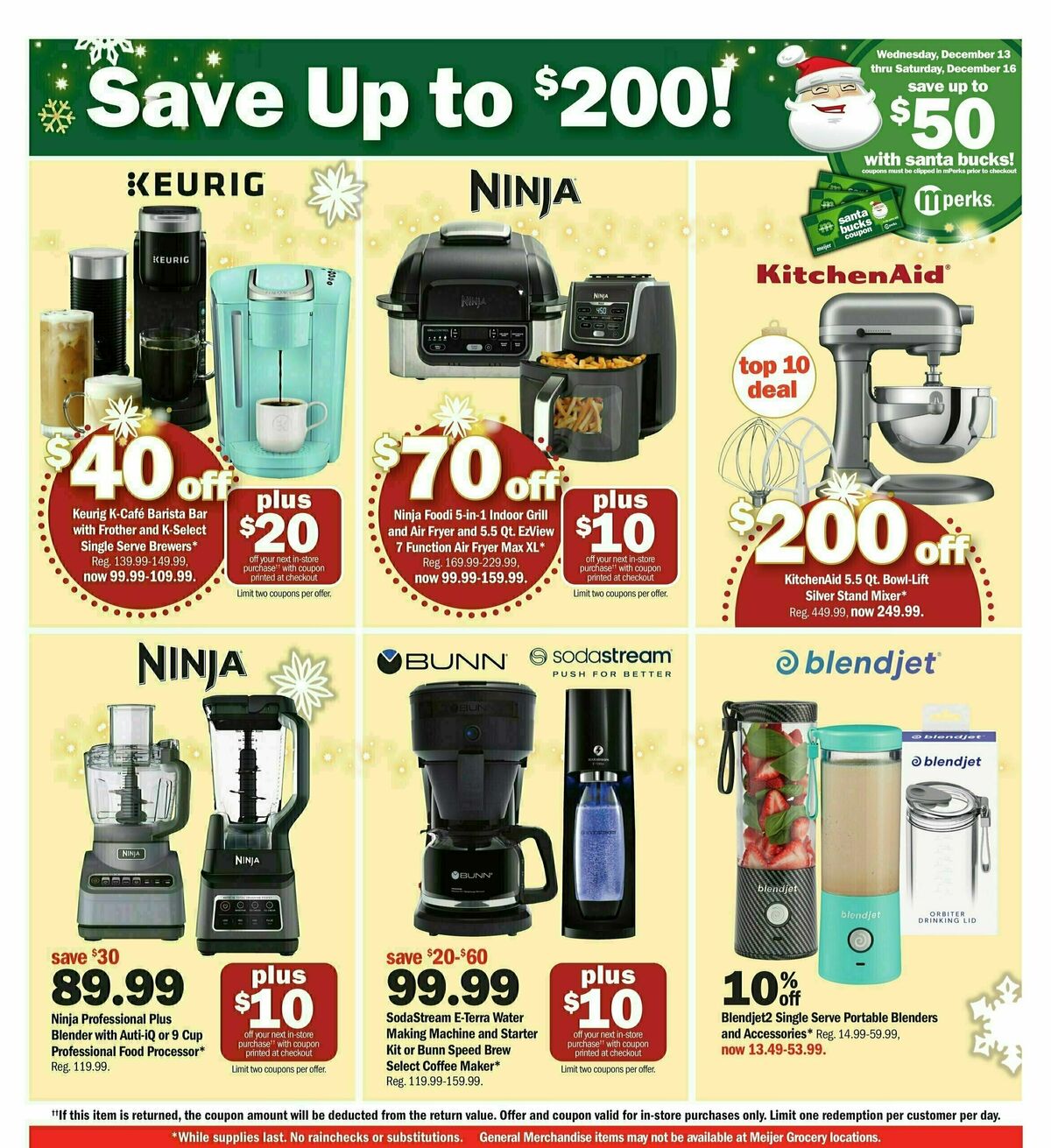 Meijer Holiday Ad Weekly Ad from December 10