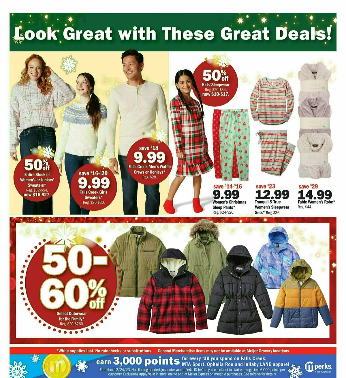 Meijer Holiday Ad Weekly Ad from December 17