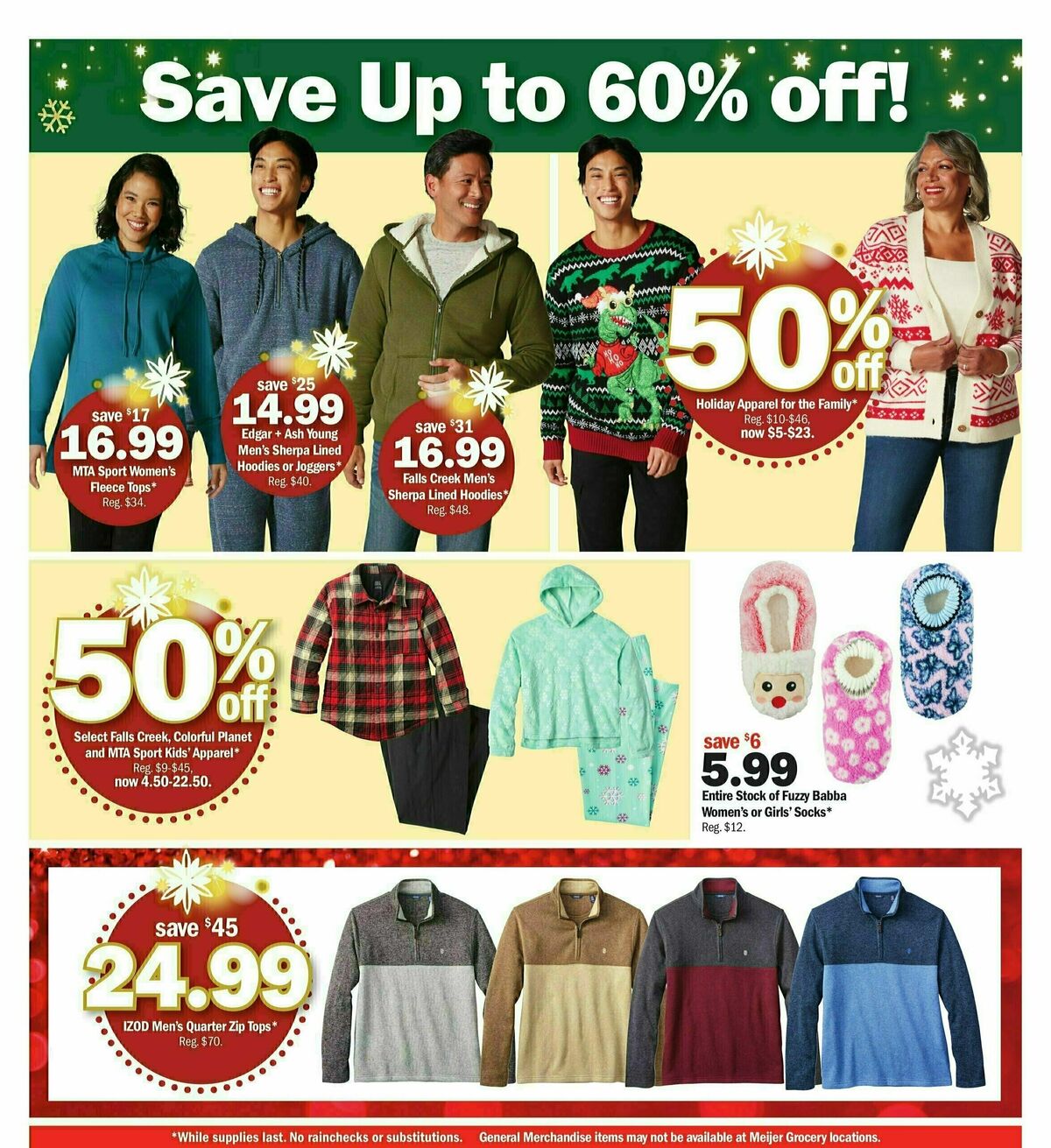 Meijer Holiday Ad Weekly Ad from December 17