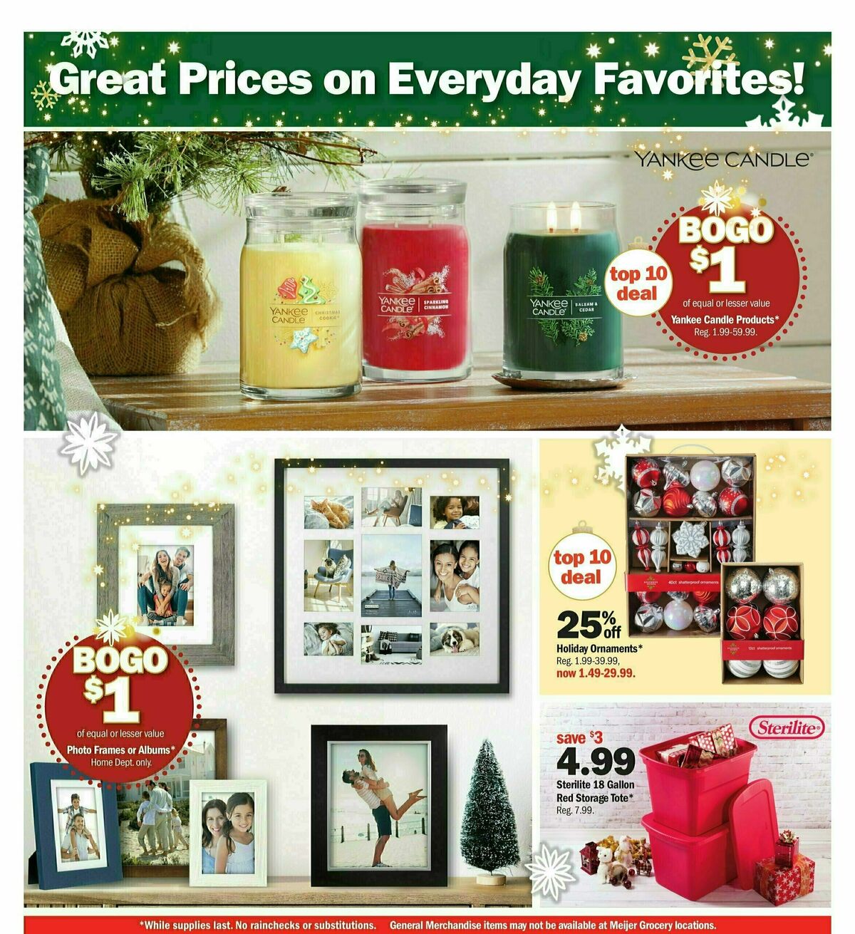 Meijer Holiday Ad Weekly Ad from December 17