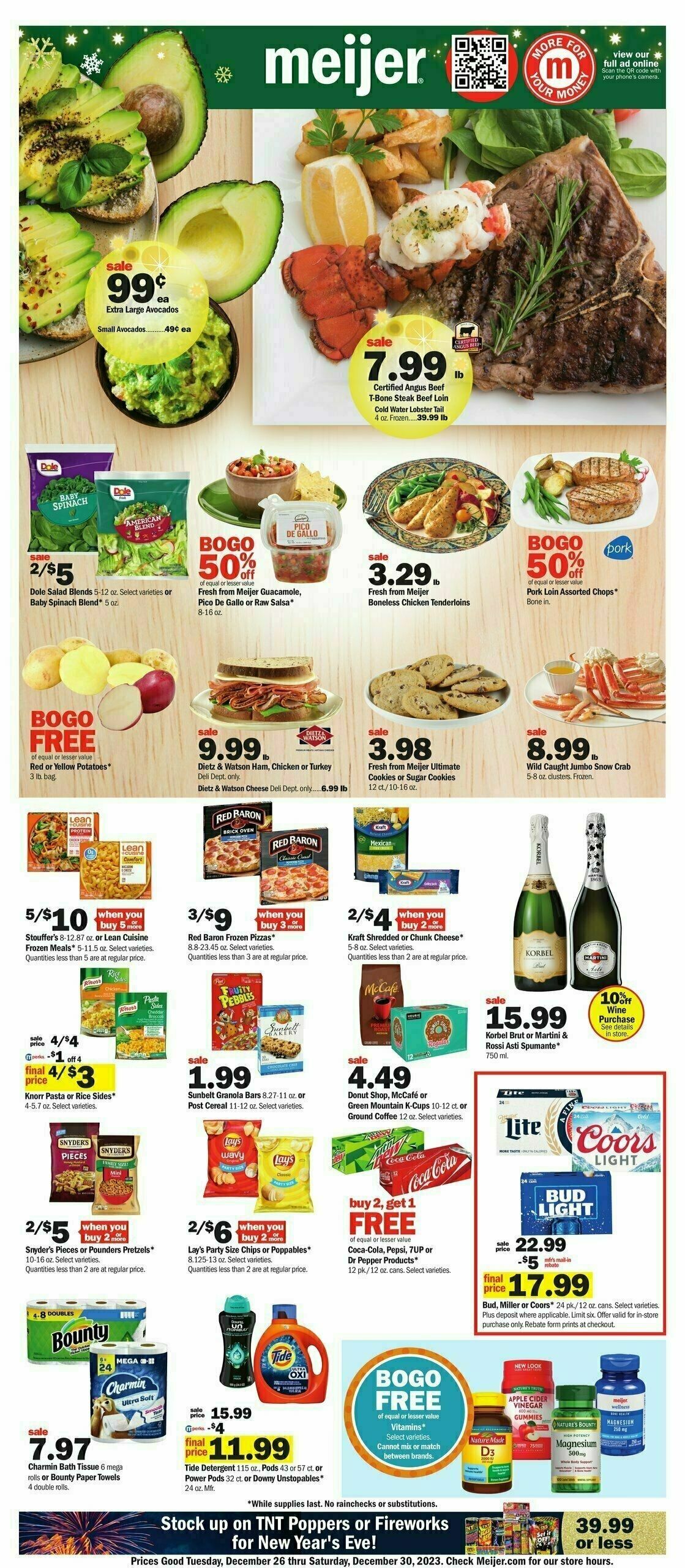 Meijer Weekly Ad from December 26