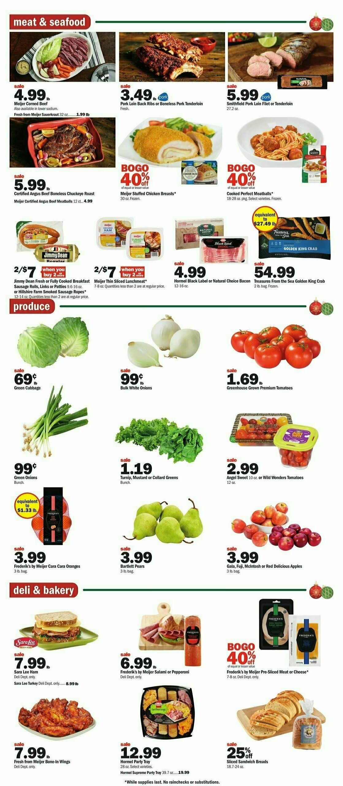 Meijer Weekly Ad from December 26