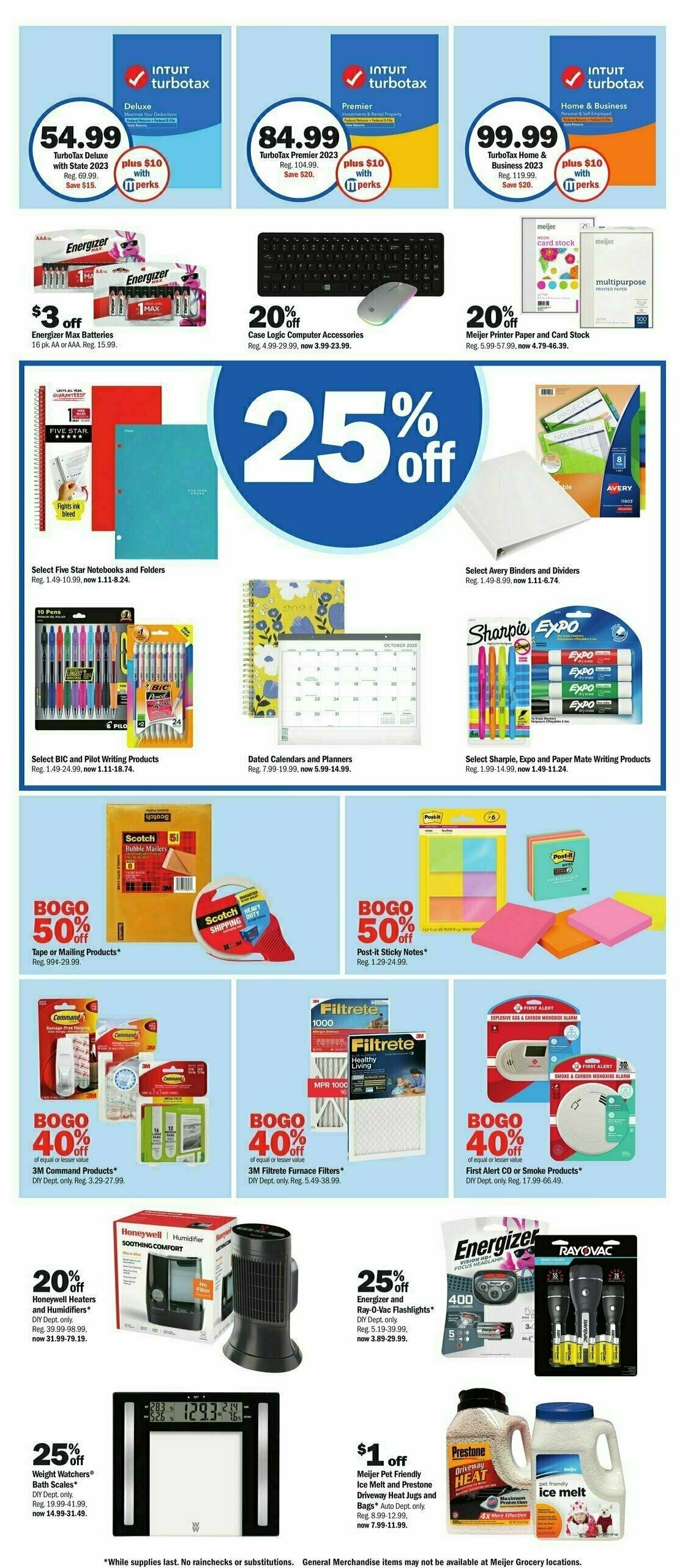 Meijer Weekly Ad from January 7