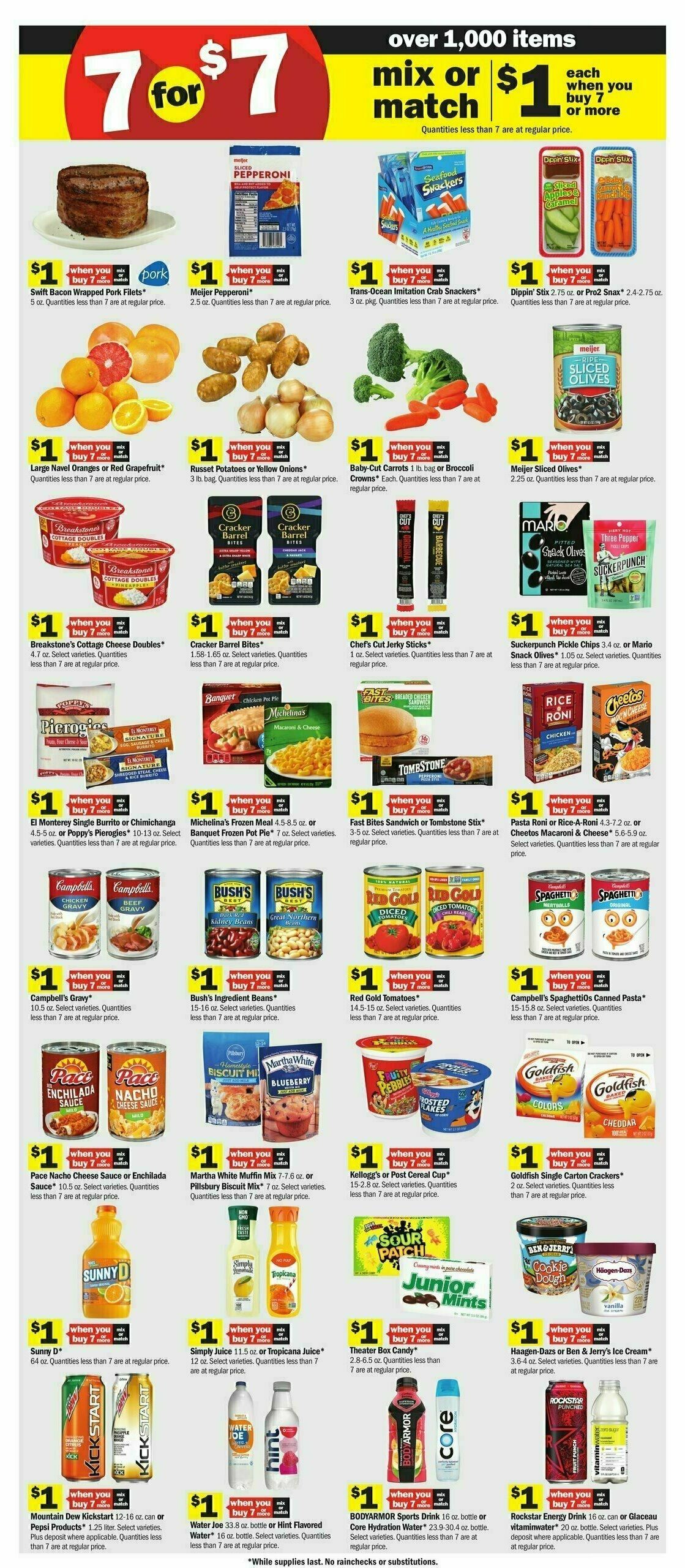 Meijer Weekly Ad from January 7