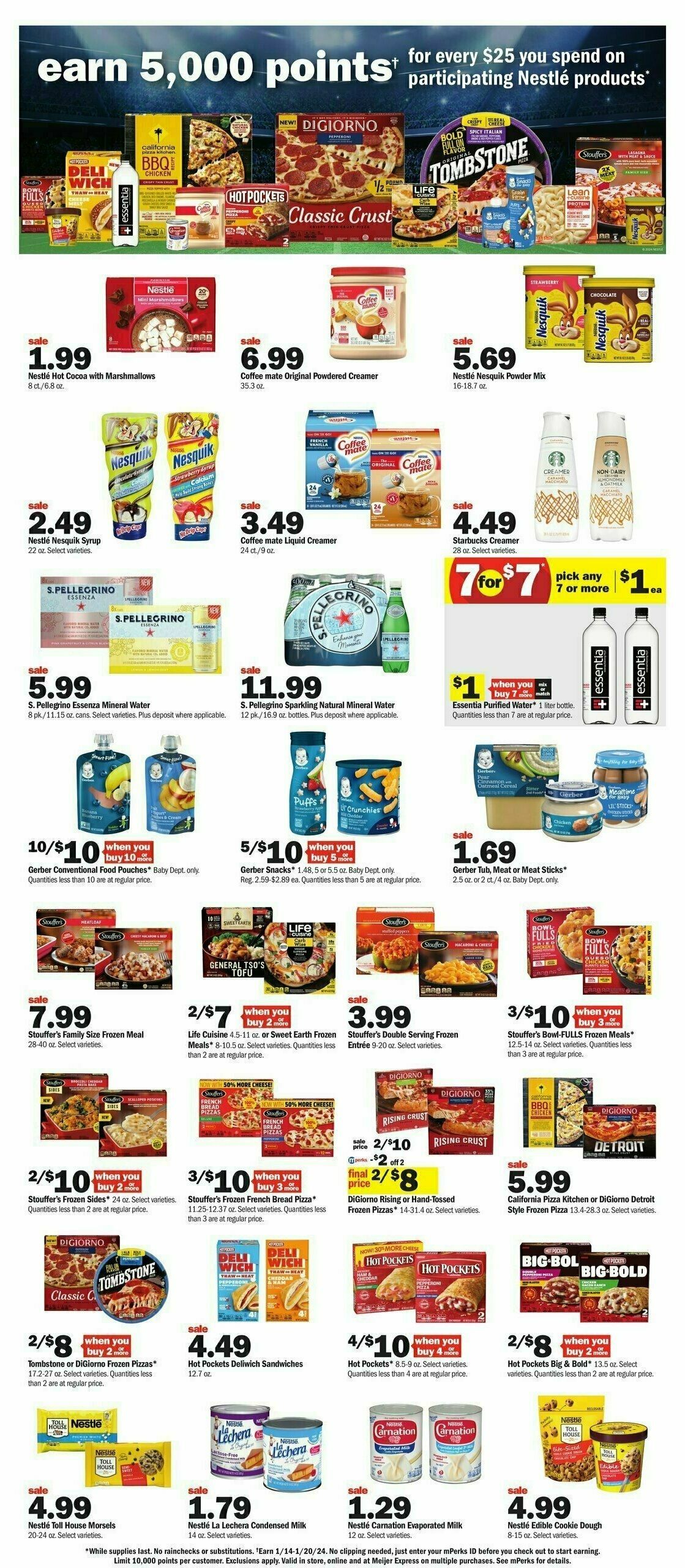 Meijer Weekly Ad from January 14