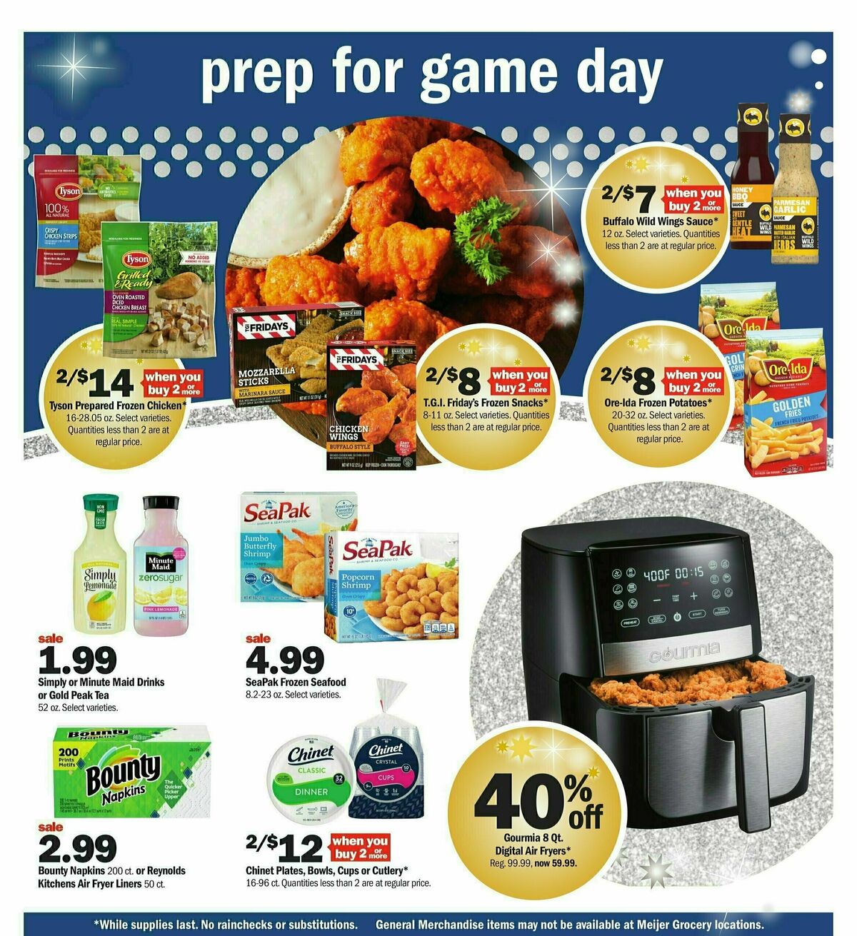 Meijer Super Bowl Weekly Ad from February 4