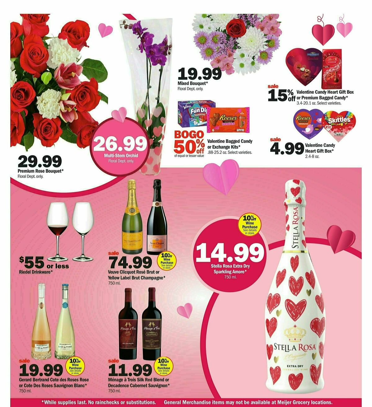 Meijer Valentine's Day Weekly Ad from February 4