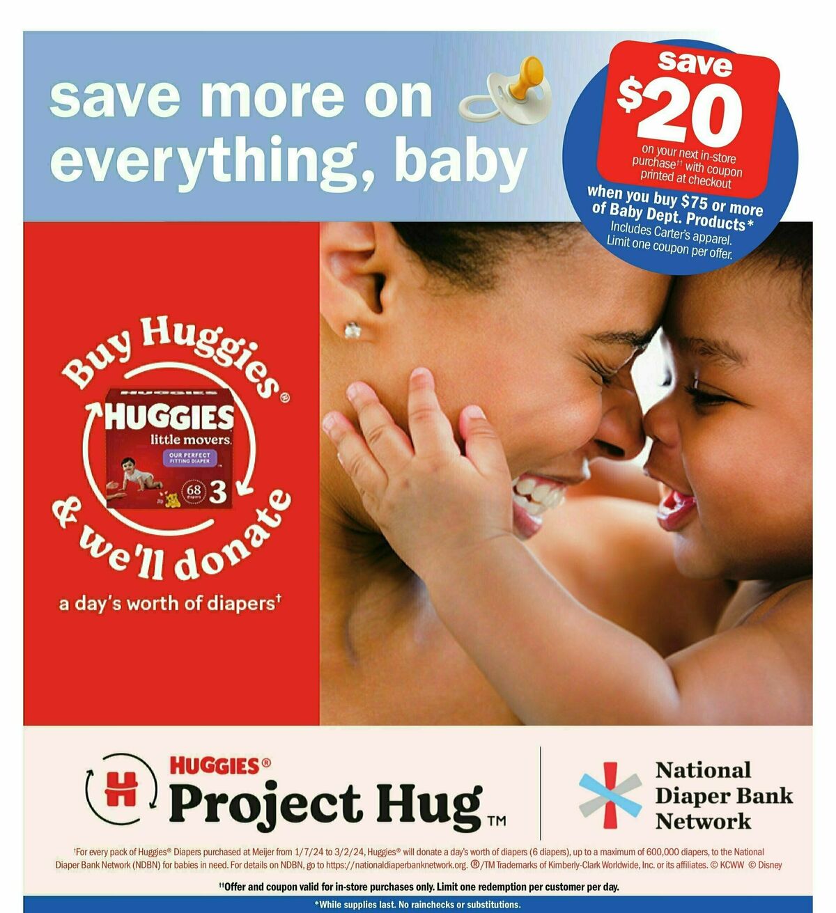 Meijer Baby Ad Weekly Ad from February 11