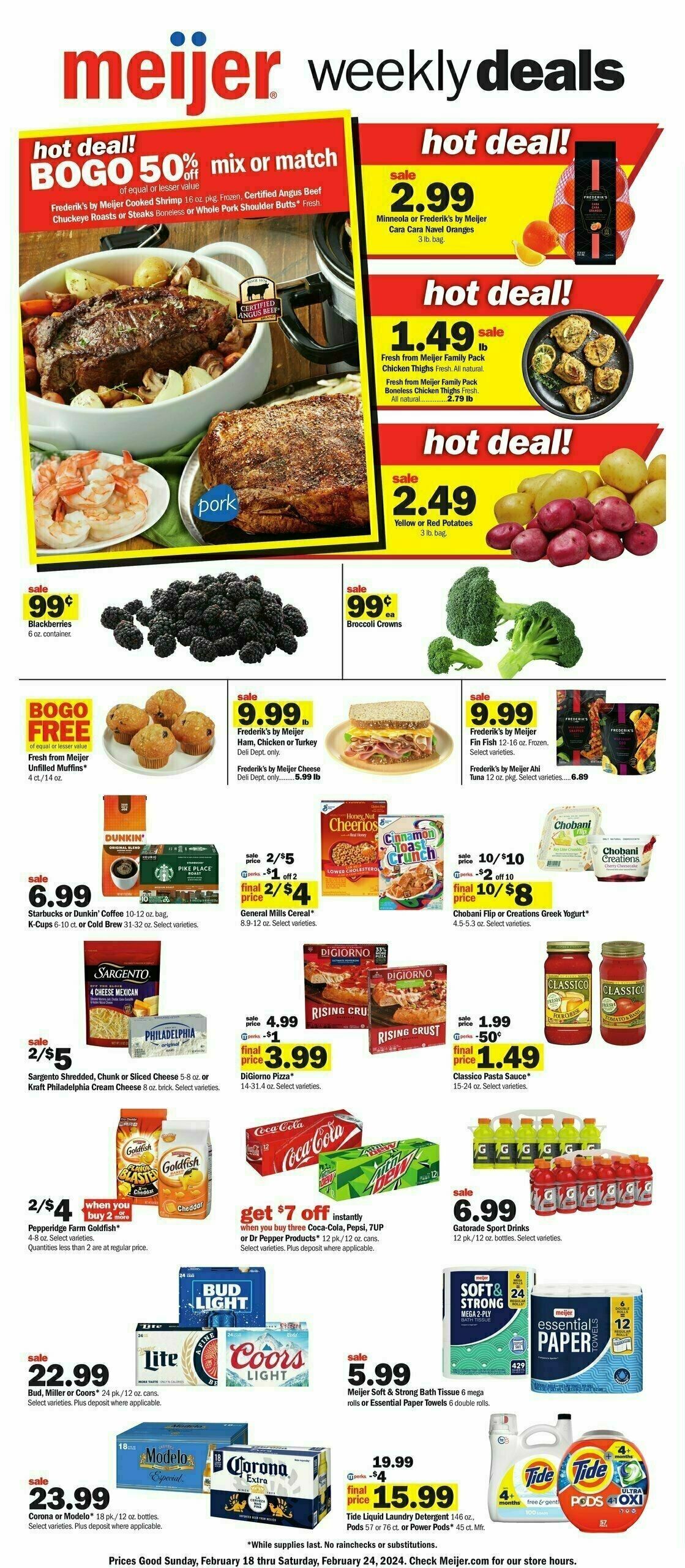 Meijer Weekly Ad from February 18