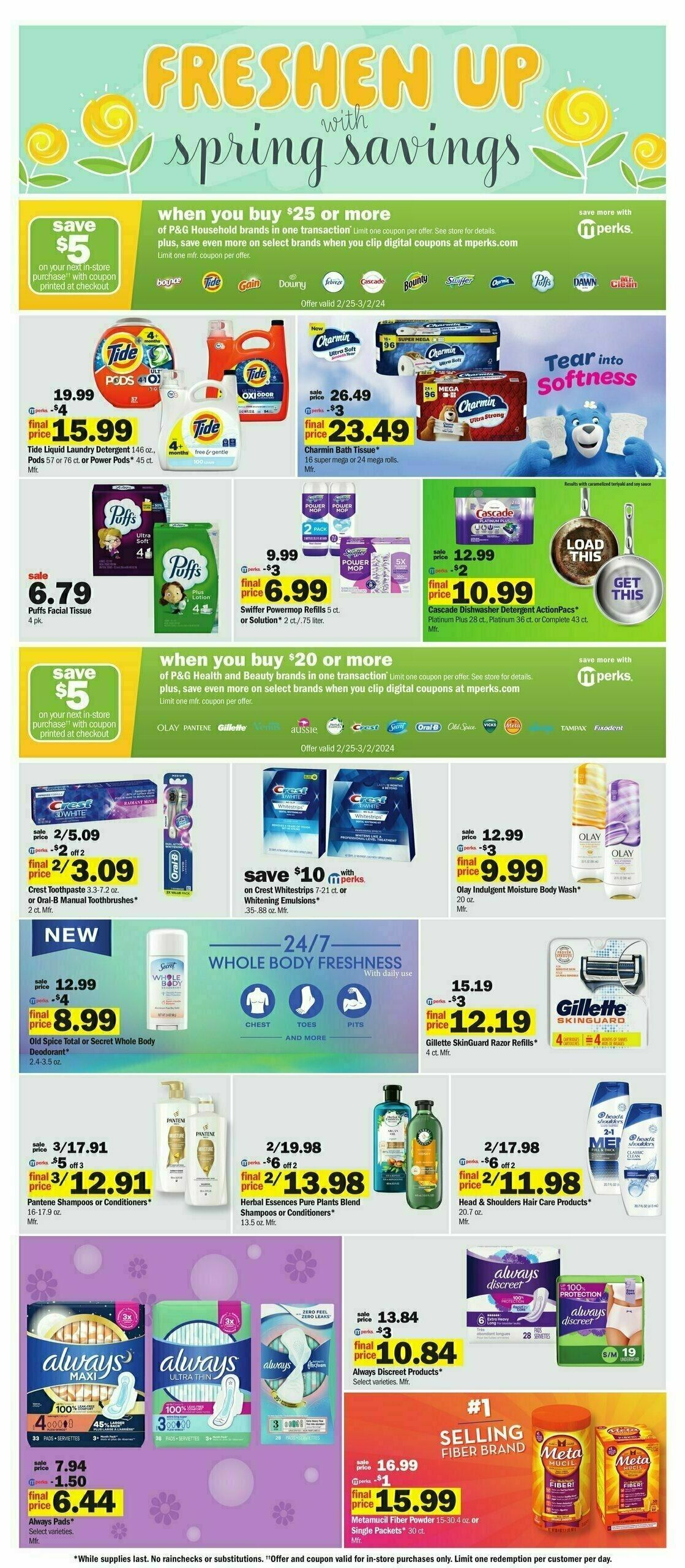 Meijer Weekly Ad from February 25