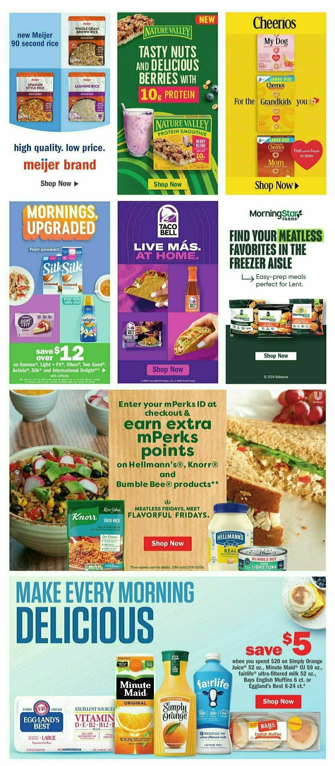 Meijer Weekly Ad from February 25