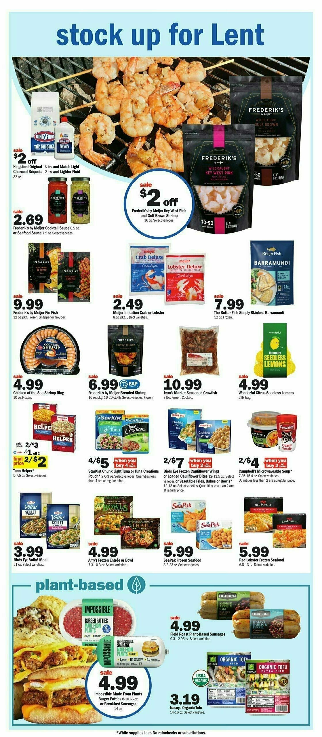 Meijer Weekly Ad from February 25