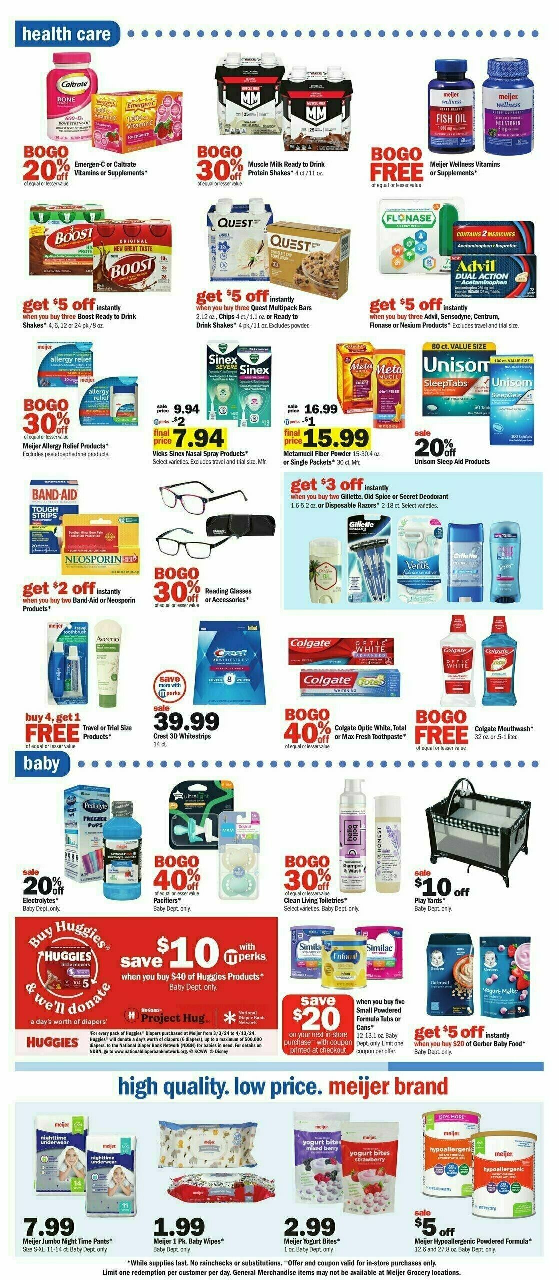 Meijer Weekly Ad from March 10