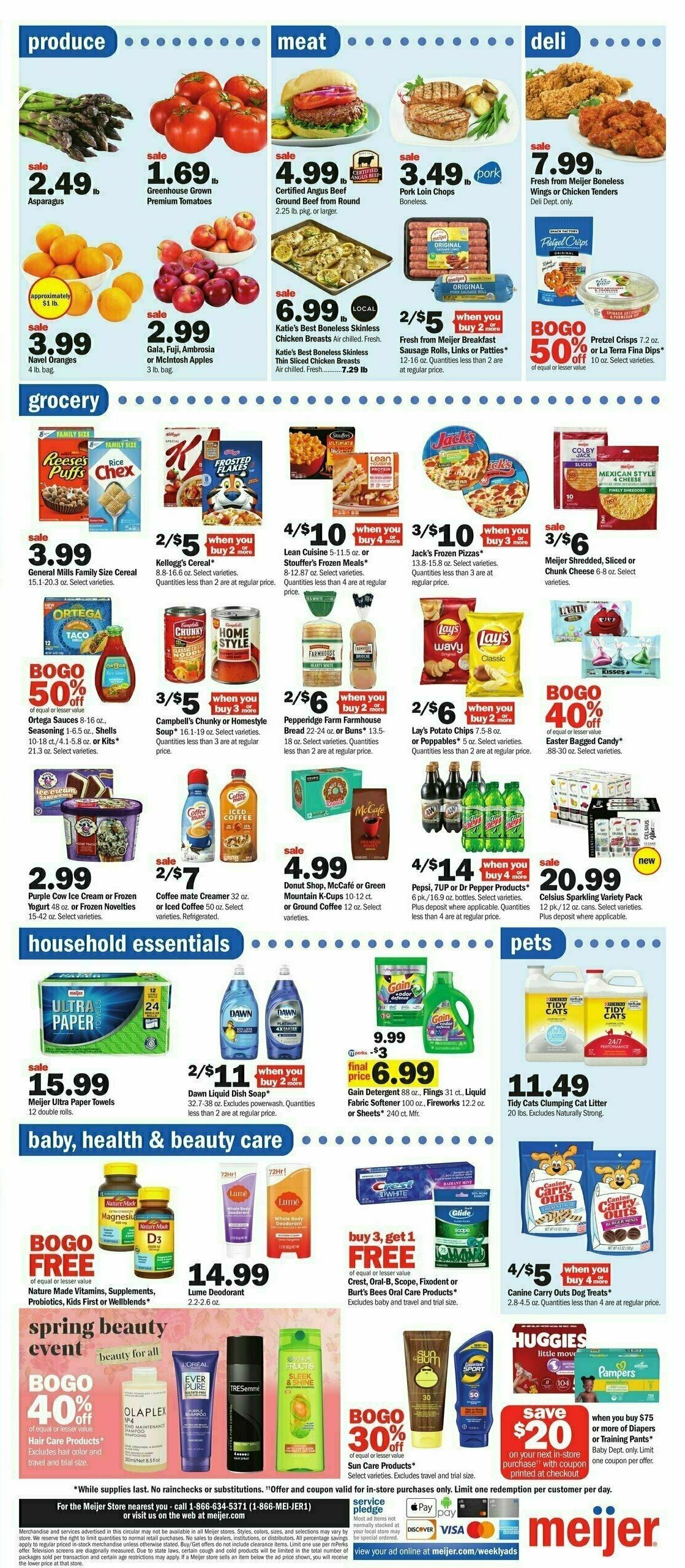 Meijer Weekly Ad from March 10