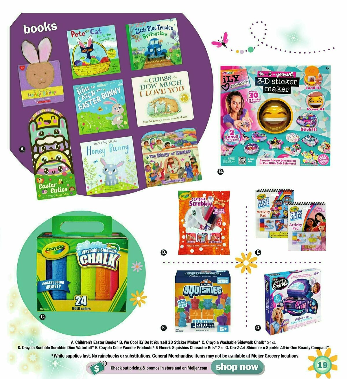 Meijer Easter Toy Guide Weekly Ad from March 17