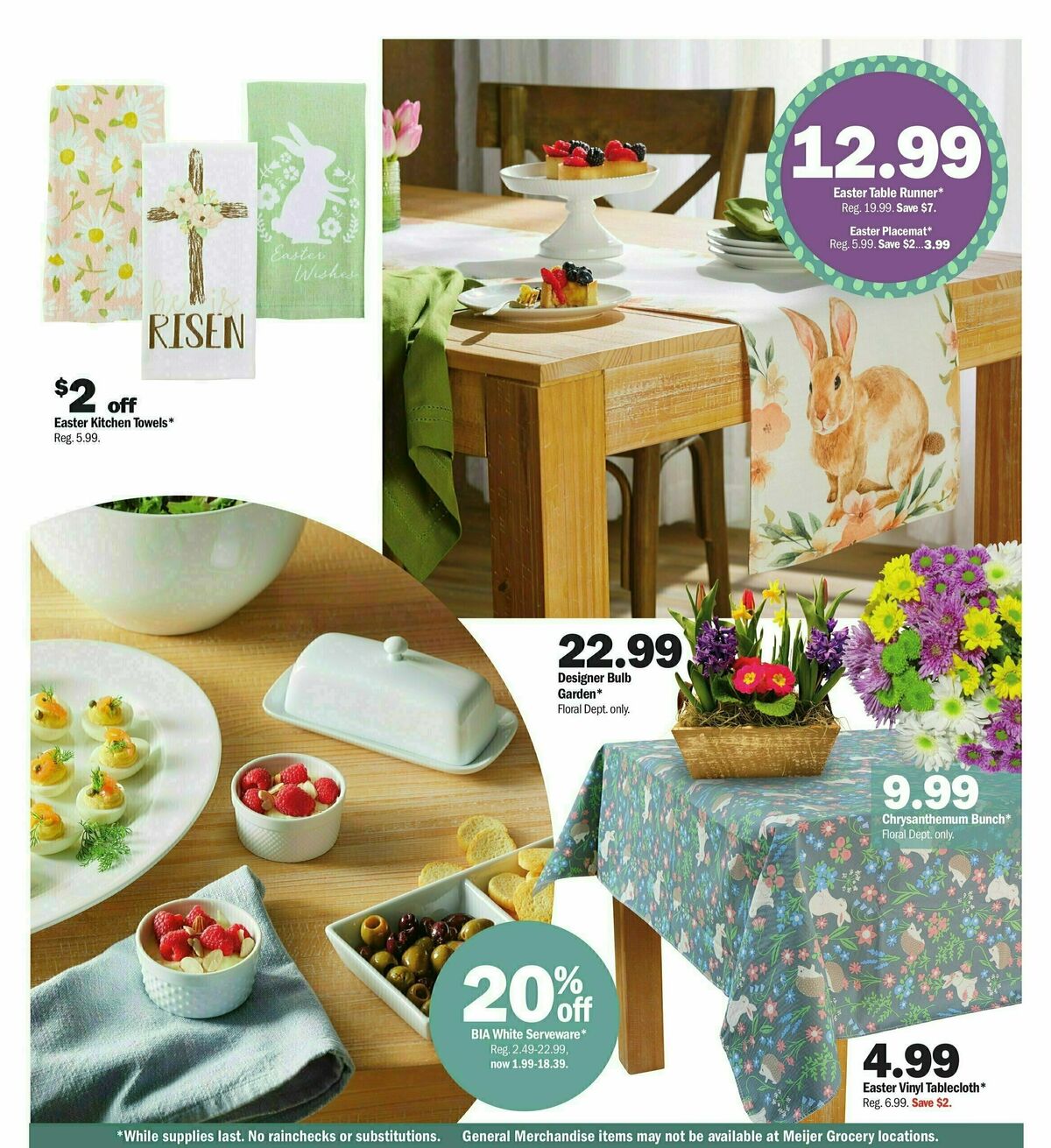 Meijer Easter Ad Weekly Ad from March 24