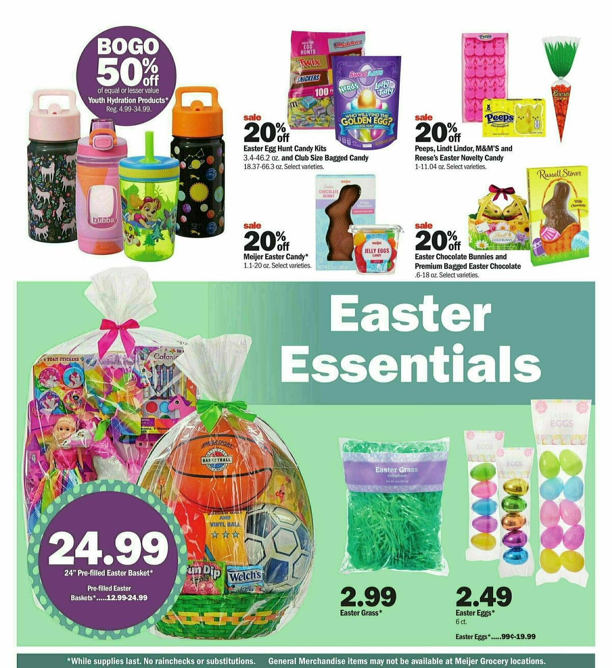 Meijer Easter Ad Weekly Ad from March 24