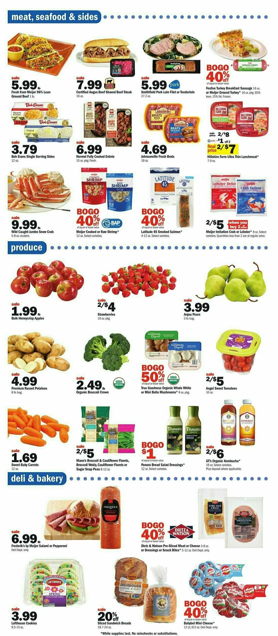 Meijer Weekly Ad from March 31