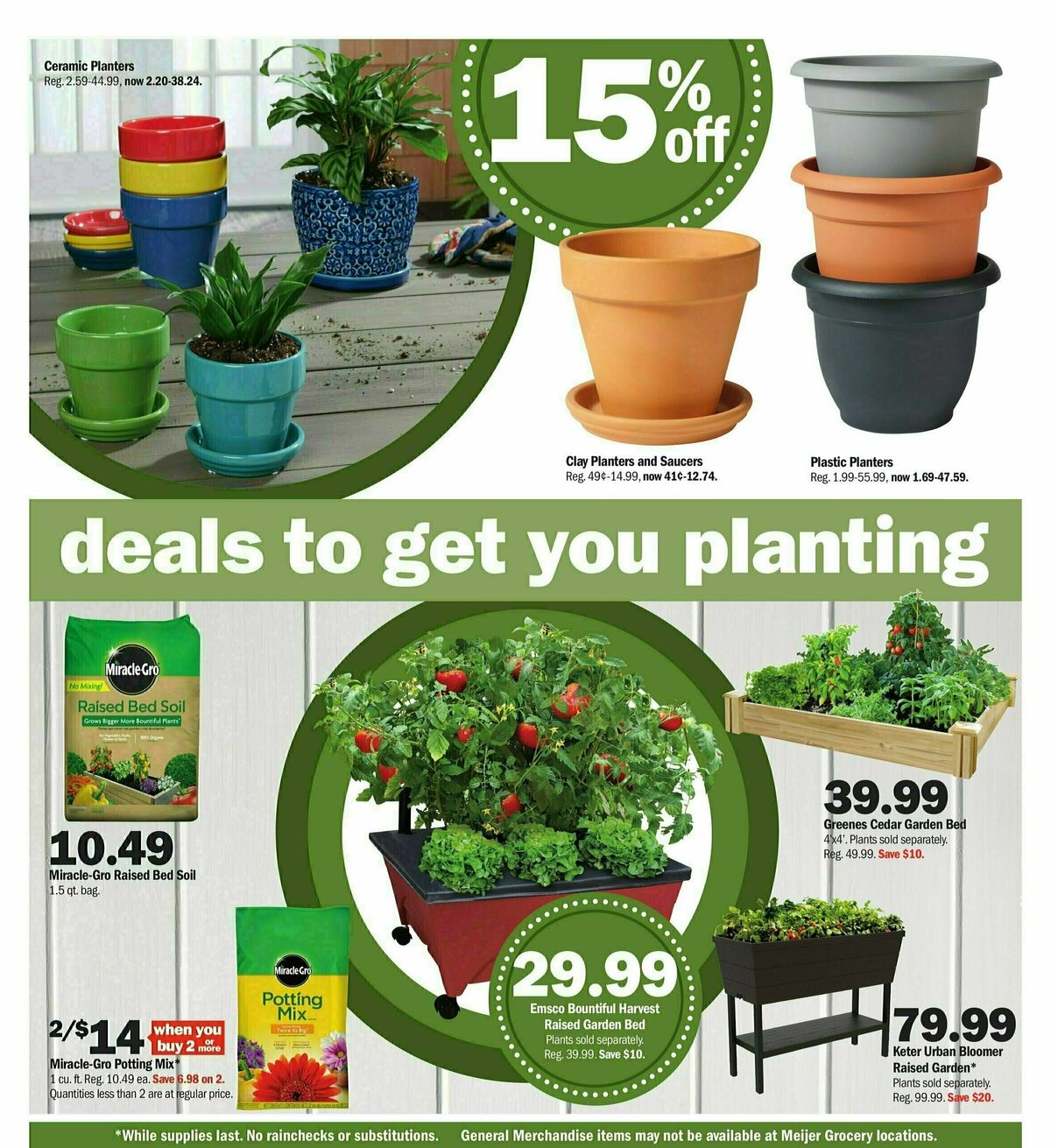 Meijer Save Green Sale Weekly Ad from March 31