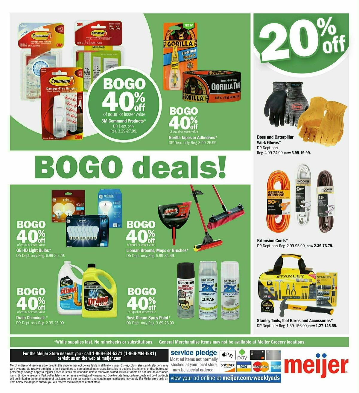 Meijer Automotive Weekly Ad from April 7