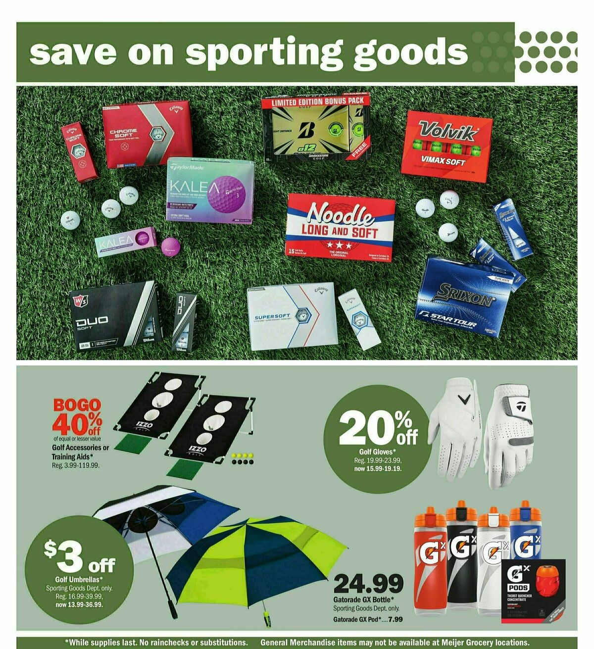 Meijer Get Outside Weekly Ad from April 21