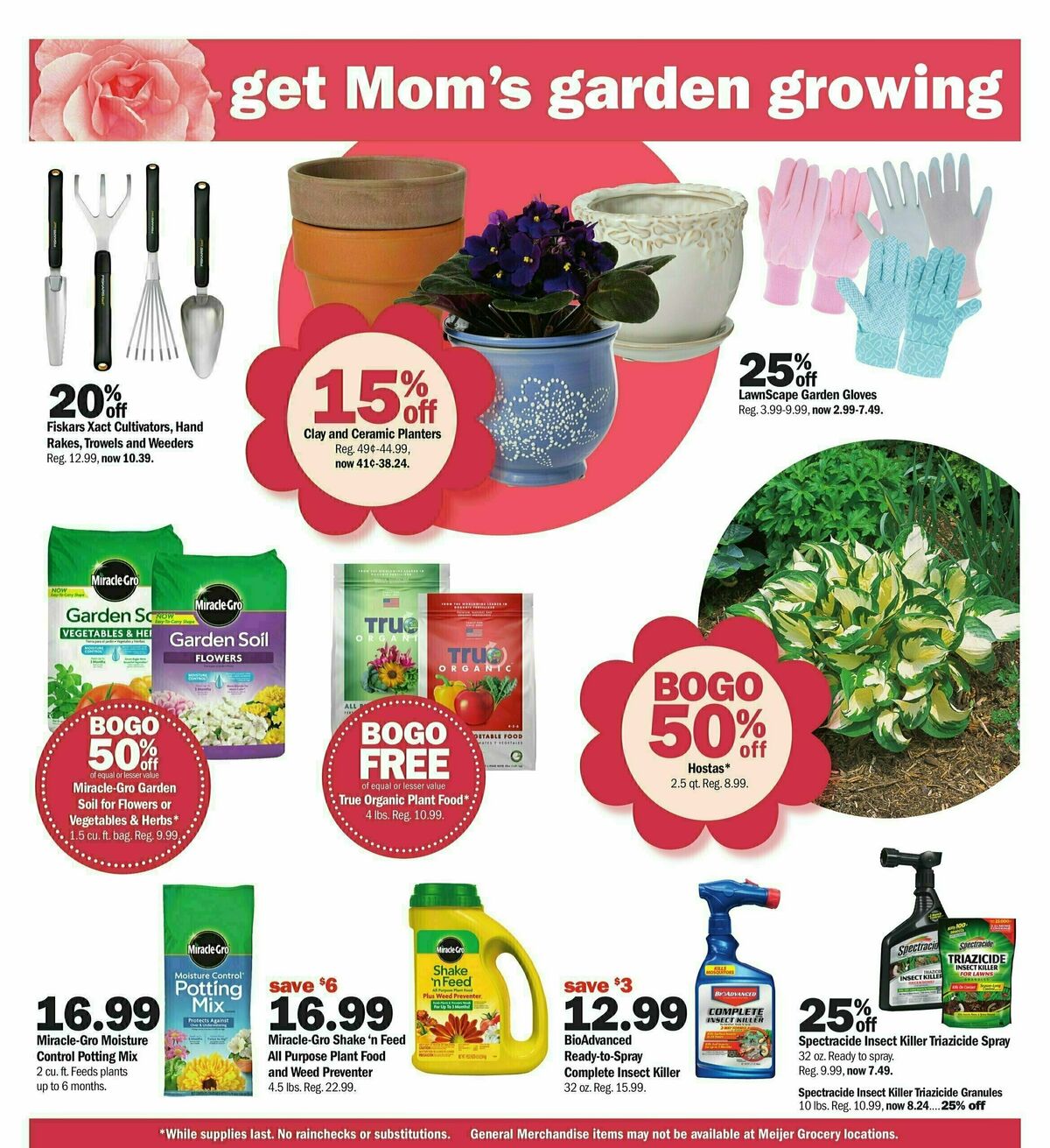 Meijer Mother's Day Ad Weekly Ad from April 28