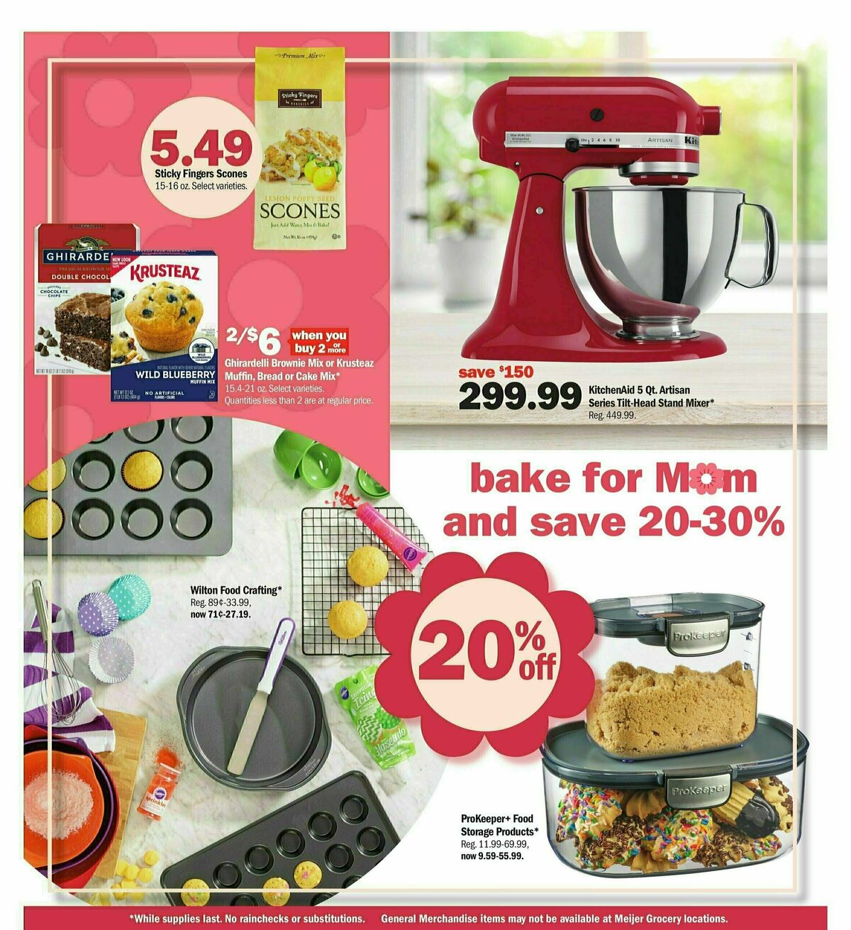 Meijer Mother's Day Ad Weekly Ad from April 28