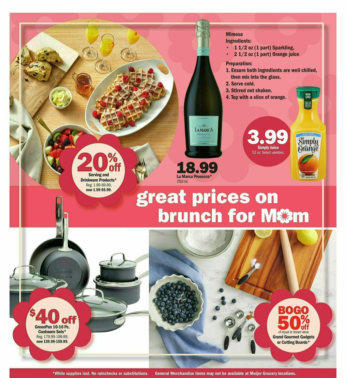 Meijer Mother's Day Ad Weekly Ad from April 28