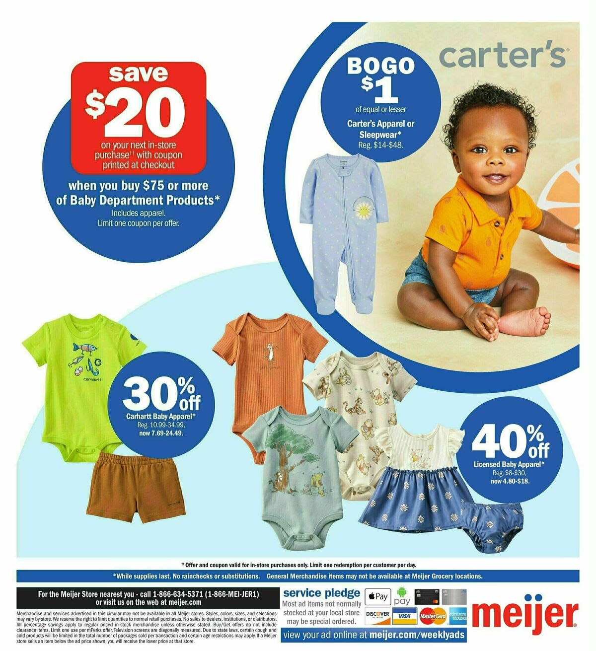 Meijer Baby Ad Weekly Ad from May 5