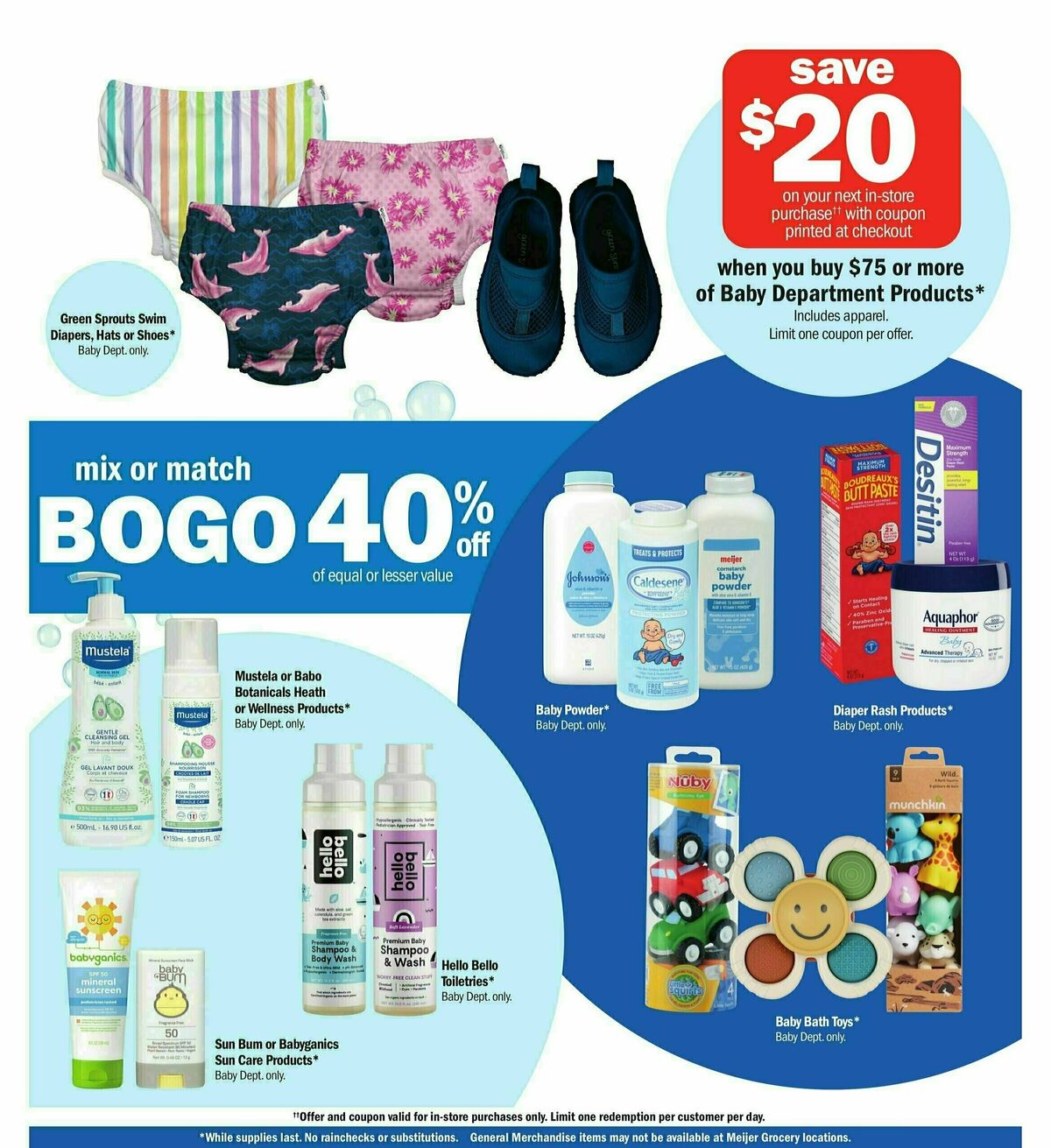 Meijer Baby Ad Weekly Ad from May 5