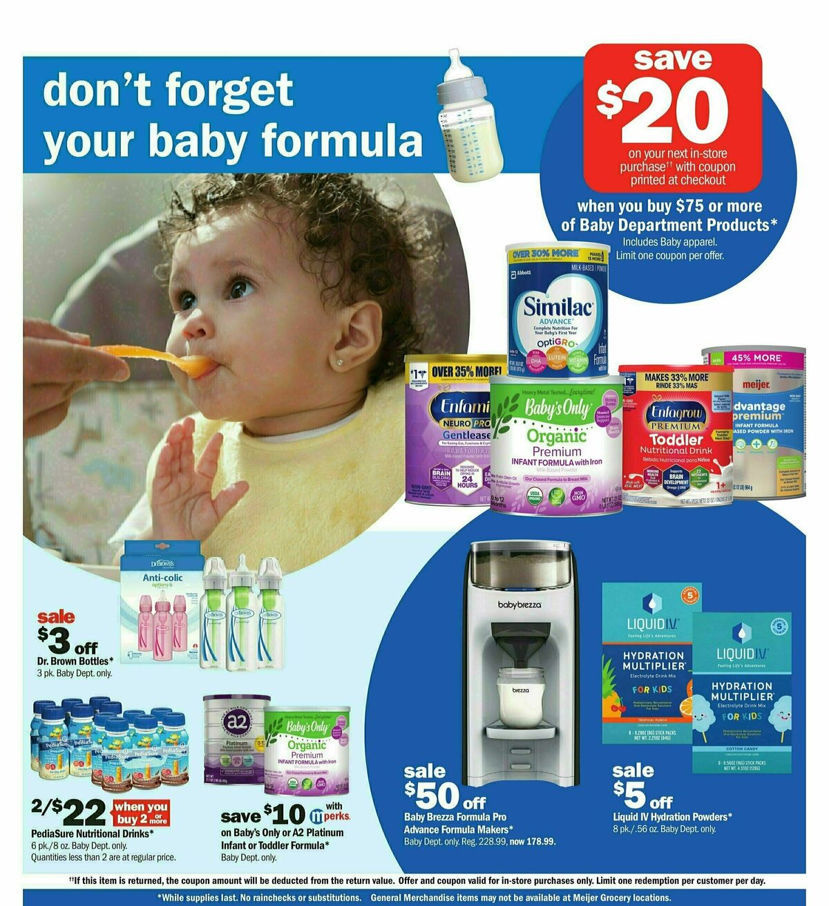 Meijer Baby Ad Weekly Ad from May 5