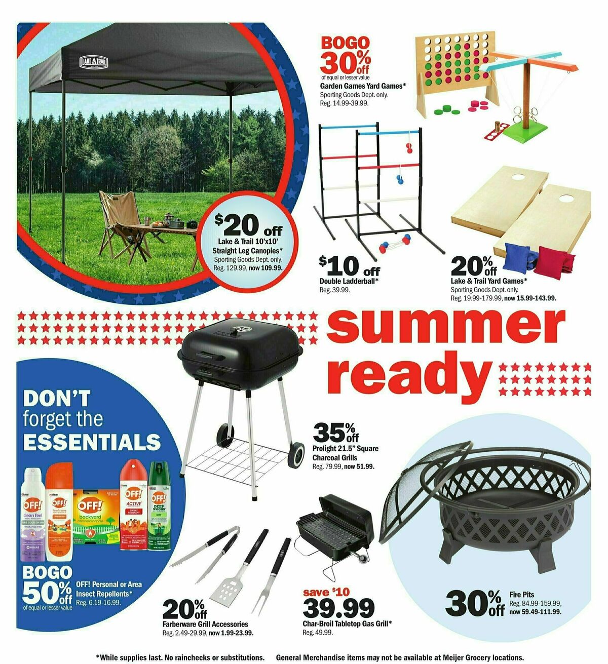 Meijer Summer Kickoff Weekly Ad from May 19