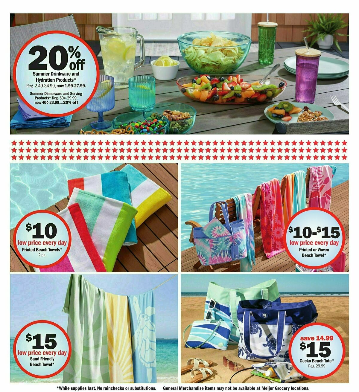 Meijer Summer Kickoff Weekly Ad from May 19