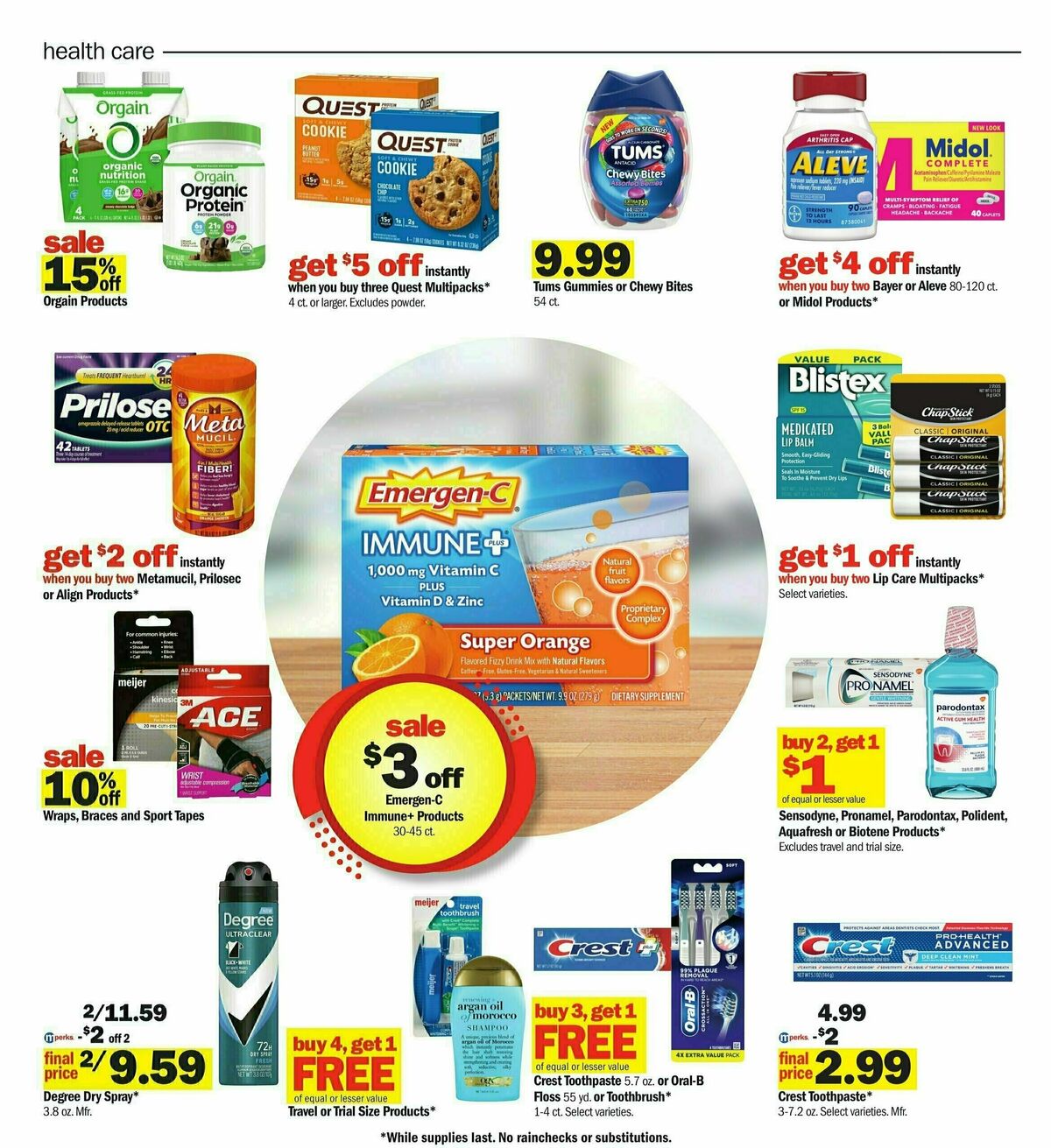 Meijer Weekly Ad from July 7