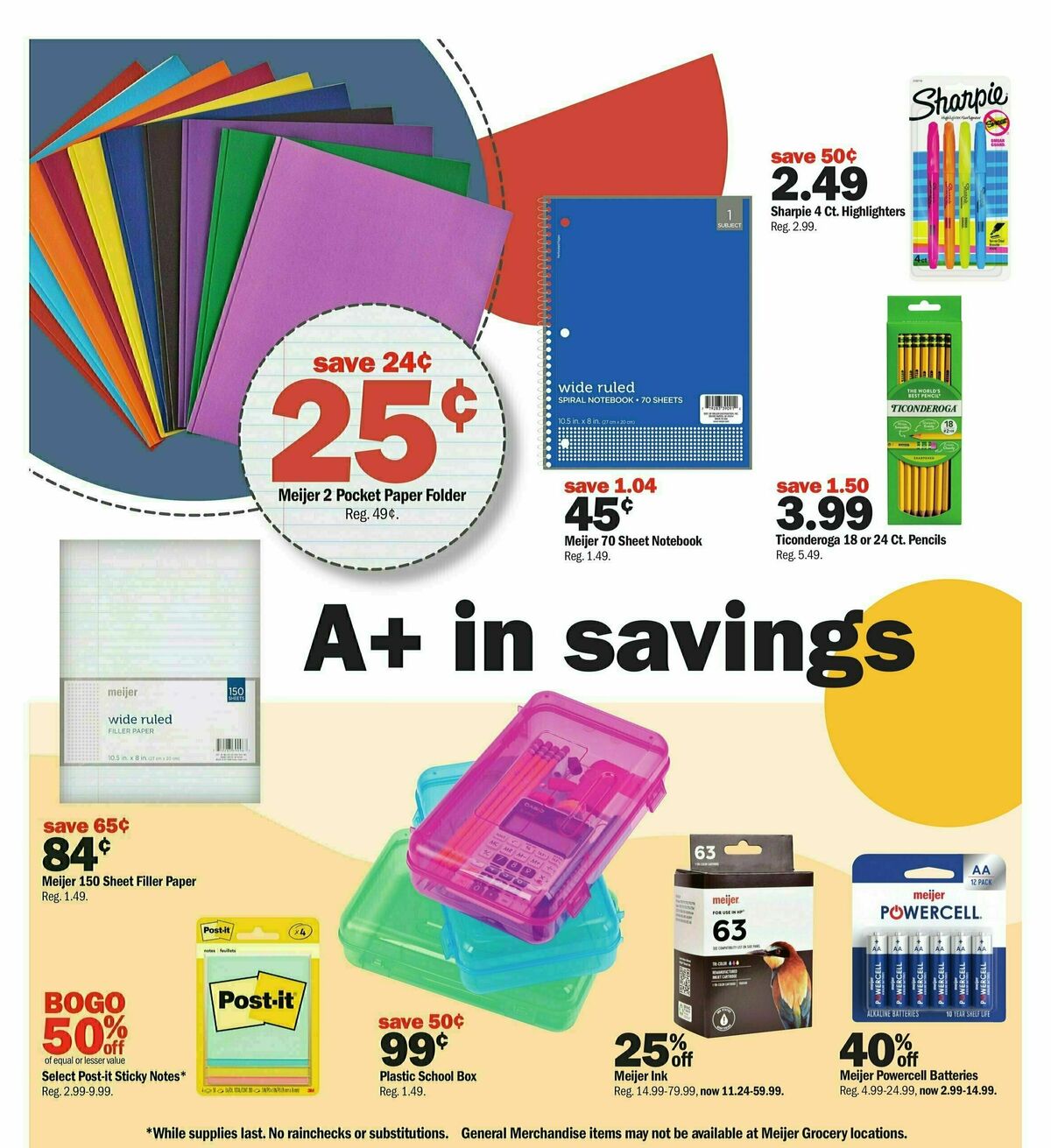 Meijer More Across the Store Weekly Ad from July 7