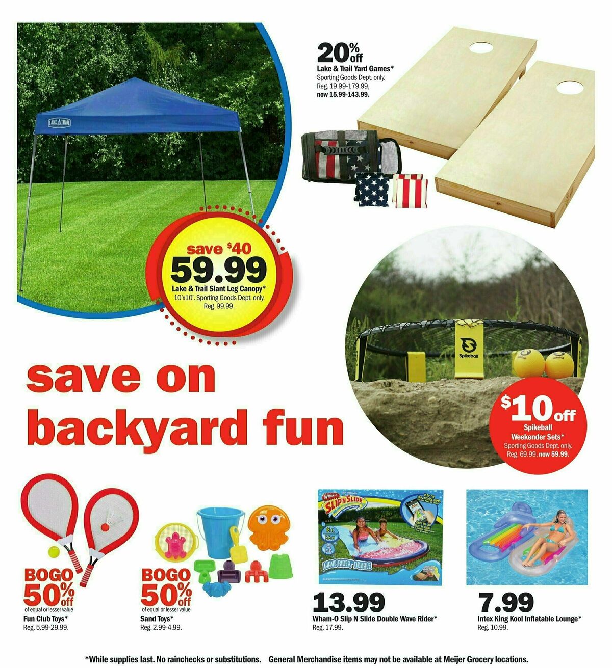 Meijer More Across the Store Weekly Ad from July 7