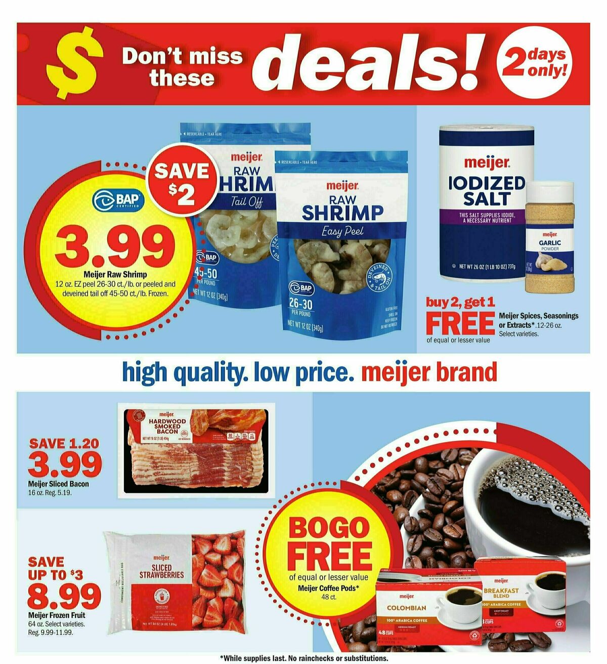 Meijer Super Sale Weekly Ad from July 12