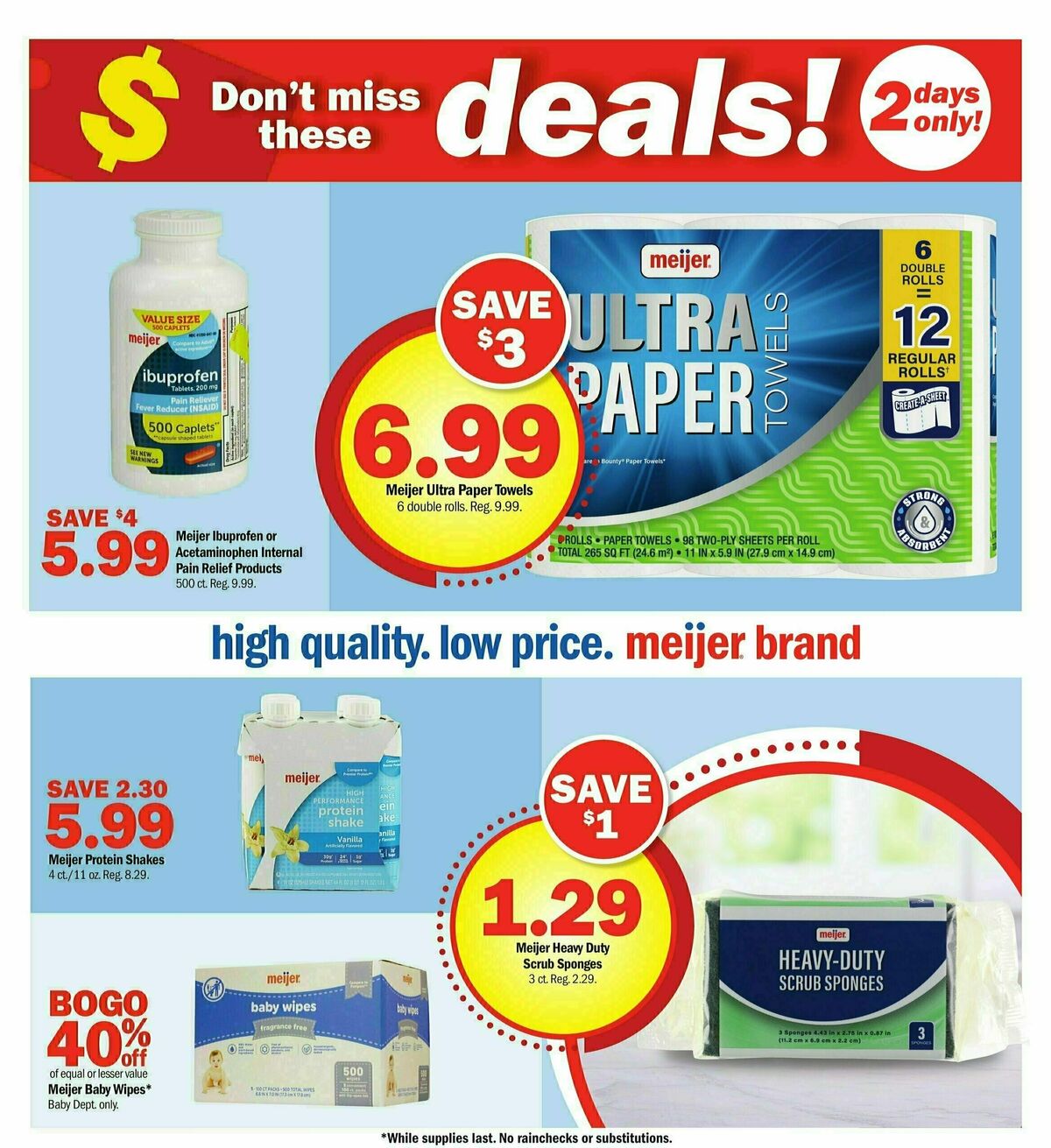 Meijer Super Sale Weekly Ad from July 12