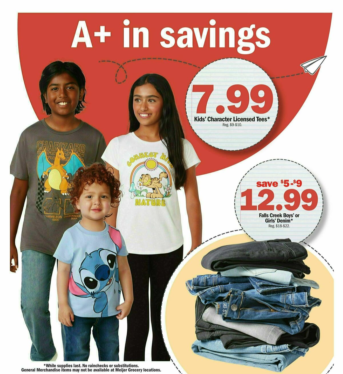 Meijer Back to School Weekly Ad from July 14